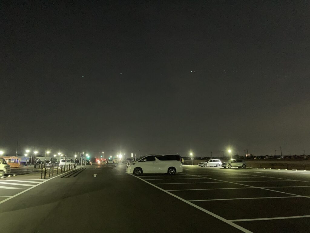 きらきら星空観察会 in 道の駅玉村宿。いつも、車中泊 (仮眠) で利用させて頂きありがとうございます。Car Camping Starry Sky Watching Roadside Station Michi No Eki Tamamura Juku